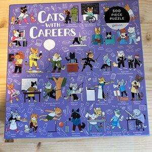 Cats with Careers 500 Piece Puzzle